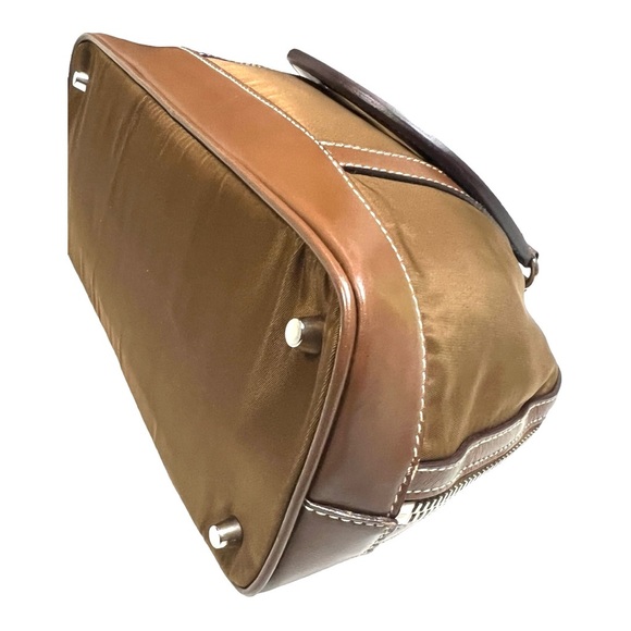Prada Hand Bag  Brown Nylon - Picture 9 of 12
